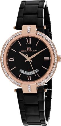 Oceanaut Womens Amaya Black Round 32mm