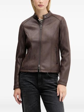 Desigual Giacca con zip - Marrone