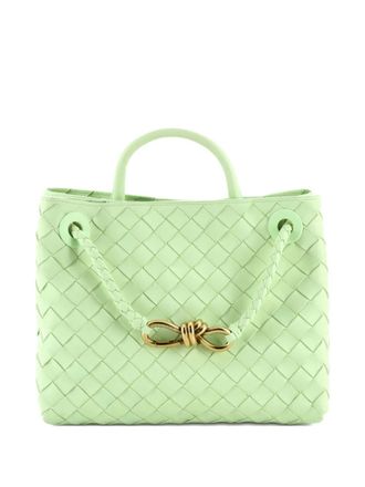 Bottega Veneta Andiamo Top Handle Bag Intrecciato Nappa Small satchel - women - Calf Leather/Nappa Leather - One Size - Green