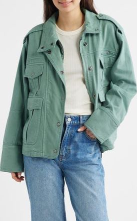 Free People Kali Utility Jacket in Forest Run at Nordstrom Rack, Size X-Small