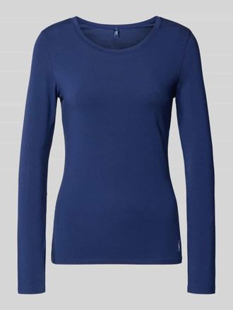 Polo Ralph Lauren Longsleeve mit Logo-Stitching in Dunkelblau, Gr&ouml;&szlig;e S