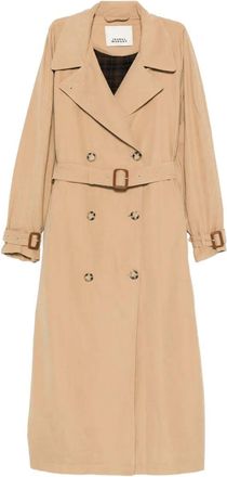 Isabel Marant Trench Doppiopetto Fluido Elea-Donna