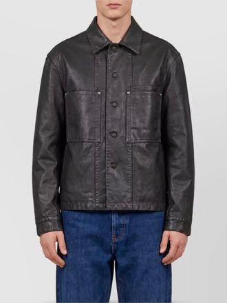 Christophe Lemaire denim regular-fit work jacket