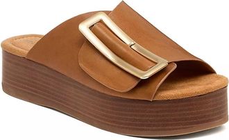 Kelsi Dagger Womens Dover Light Saddle Platform Sandals In Brown
