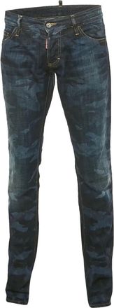 Dsquared2 Jeans con stampa camouflage - Blu