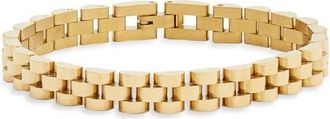 Nordstrom Watch Strap Link Bracelet, Stainless Steel in Gold at Nordstrom