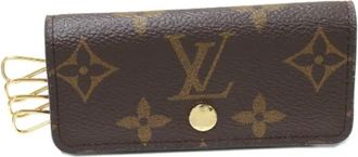 Louis Vuitton Pre-owned Canvas key-holders - Dames - Vintage Accessoires - Bruin - ONE Size - Vintage