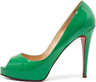 Christian Louboutin Pumps in pelle con tacco - Verde