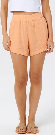 Rip Curl Premium Cotton Gauze Surf Shorts in Papaya at Nordstrom, Size Xx-Small