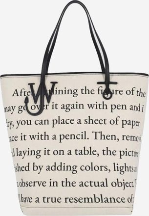 J.W.Anderson White tall Anchor tote