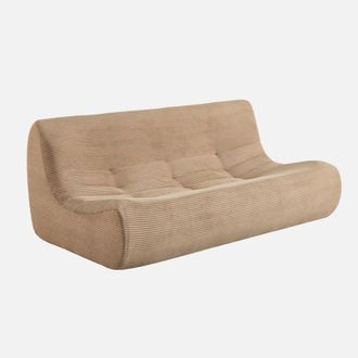 Sweeek Sof&aacute; De Terciopelo De Pana, 3 Plazas