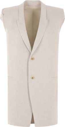 Rick Owens Gilet in cotone - Toni neutri