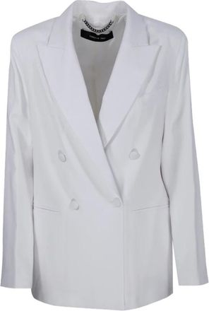 Federica Tosi Blazerjas - Dames - Blazers - Wit - L - Jassen