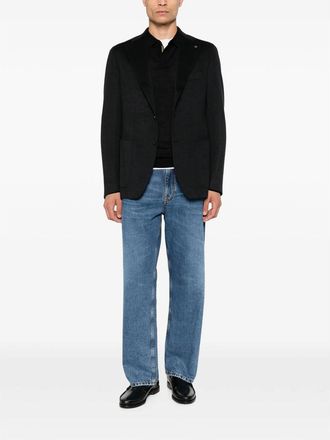 Tagliatore Cashmere Blazer - Blue
