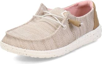 Hey Dude Womens Wendy Sport Mesh Casual Shoe In Walnut