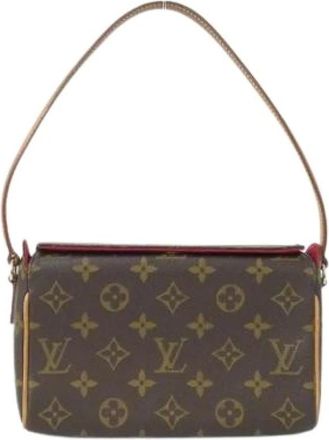 Louis Vuitton Pre-owned Shoulder Bags, female, Brown, Size: ONE SIZE Pre-owned Canvas Shoulder Bag