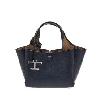 Tod's Grained leather mini shopping bag Woman One Size
