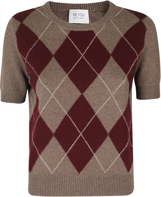 Be You Cuello Redondo - Knitwear - Mujer - Marr&oacute;n - M