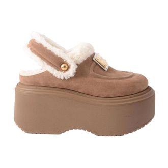 Dolce & Gabbana Dames, Schoenen, Bruin, Maat: 39 EU