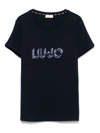 Liu Jo T-shirt con logo - Blu