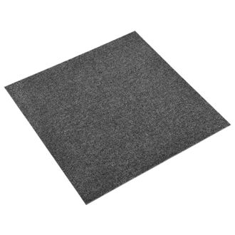 vidaXL Alfombra 20 Pcs Antracita 50 X 50 Cm 100% Polipropileno Vidaxl