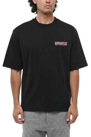 Dsquared2 Black Logo Crew Neck T-Shirt