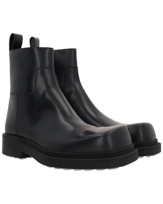 Bottega Veneta Mens Calfskin Leather Ben Bootie (Authentic Pre-Loved)