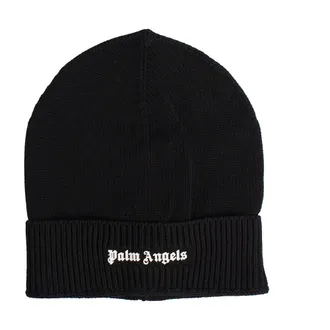 Palm Angels Classic Logo Beanie - unisex - Palm Angels - Accessories - Black - ONE SIZE - Accessories