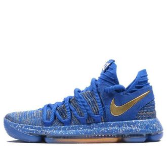 Nike Zoom KD 10 EP Racer Blue Metallic Gold 897816-401