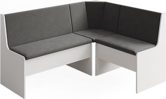Vicco Banco De Comedor Ramon, Blanco, 150 X 51 Cm Con Espacio De Almacenamiento, Vicco