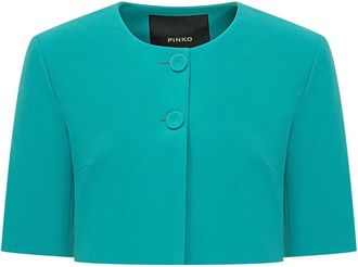Pinko Spencer Jacket - Dames - Zomerjassen - Groen - XL - Jassen