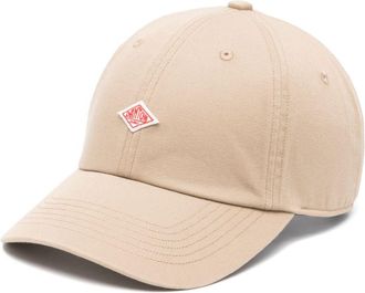 Danton logo-patch cotton-twill baseball cap - men - Cotton - One Size - Brown