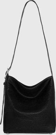 Rebecca Minkoff Crosby Bucket Bag Womens Black Leather Shoulder Strap FROG845