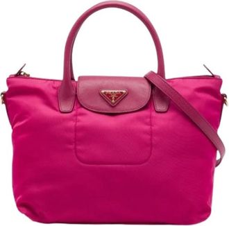 Prada Pre-owned Satchel - Dames - Vintage Shopper - Roze - ONE Size - Leer - Vintage