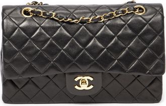 Chanel Pre-owned Womens Classic Double Flap 26 Shoulder Bag - Black - One Size