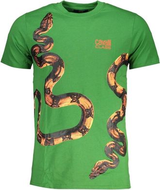 Cavalli Hombre, Camisetas, Verde, Talla: L