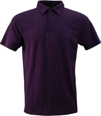 Lords of Harlech Pietro Stretch Cotton Polo Shirt in Plum at Nordstrom, Size Xx-Large