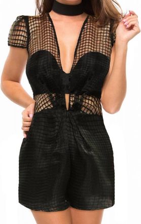 C/Meo Collective Womens Once Too Often Romper In Black