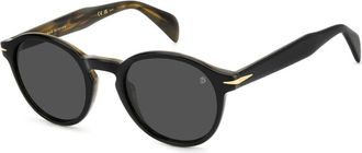Eyewear by David Beckham Stijlvolle zonnebril DB 1178/S - Heren - Zonnebrillen - Zwart - 50 MM - Accessoires