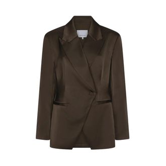 Dante6 The Rush Blazer - Dames - Jassen - Bruin - Maat: XL Leer