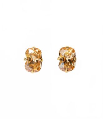 Sorrelli Womens Oval Stud Earrings In Champagne