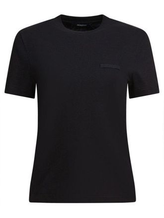 Jacquemus Slim Fit Chest Grosgrain Detail T-Shirt
