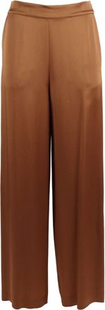 Clips High Waisted Fluid Straight-Leg Pants