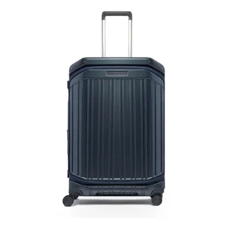 Piquadro Uitzetbare Koffer met Harde Schaal en TSA-slot - unisex - Koffers - Blauw - Maat: ONE Size Poliester