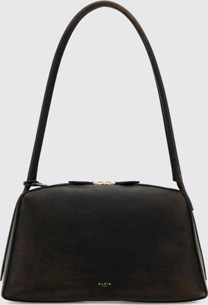 Alaia Borsa Le Bouledogue Ala&Iuml;a in pelle invecchiata
