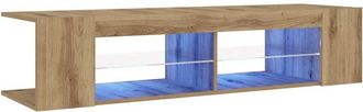 vidaXL Vidaxl - tv Cabinet with led Lights Artisan Oak 135x39x30 cm Engineered Wood