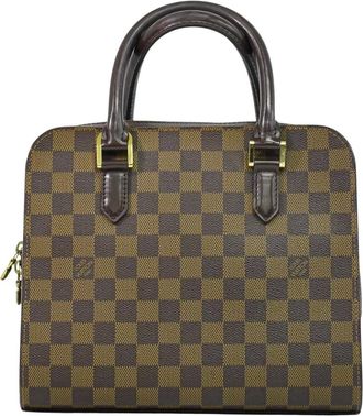 Louis Vuitton Pre-owned Handbags, female, Brown, Size: ONE SIZE Pre-owned Vintage Damier Ebene Speedy Bandouliere 25