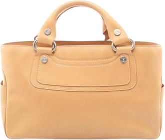 Celine Pre-owned Handbags, female, Beige, Size: ONE SIZE Pre-owned Vintage Handbag