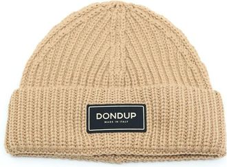 Dondup Shaved Technical Wool Hat - unisex - Hoeden - Beige - ONE Size - Wol - Accessoires