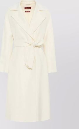 Max Mara wool silk cashmere belted coat